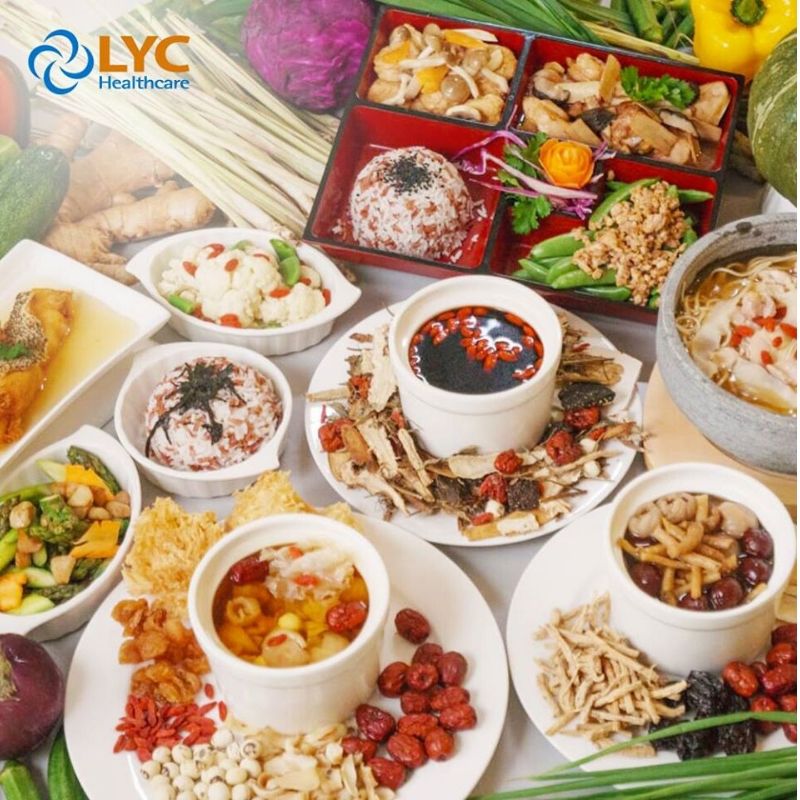 LYC confinement centre delicious and healthy menu