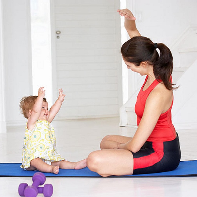 Pilates-mom