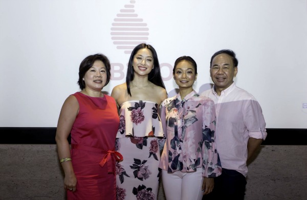 (From Left) Low Hooi Wan – Business Unit Manager for Bio-Oil, Sarah Lian, Atilia Haron, Sl Ho – General Manager Of Nuvanta Sdn Bhd at the Bio-Oil Dry Skin Gel launch.