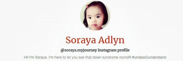 Soraya's own Instagram page.