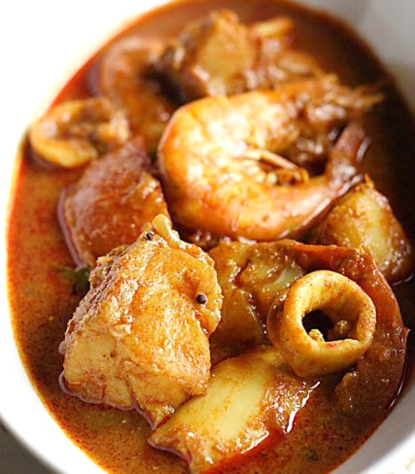 All seafood curry dish 2. Seafood to Conceive