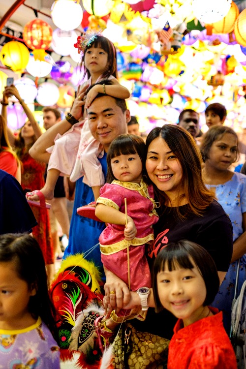 joyful lanterns festival at Sunway Putra Mall