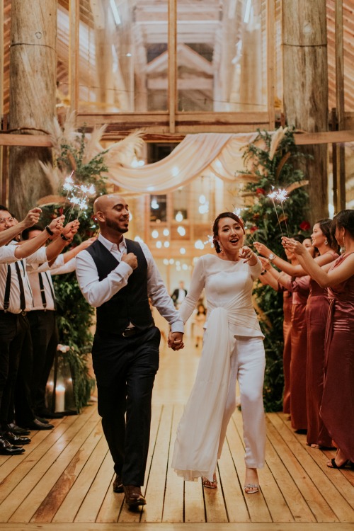 Having a blast at their wedding reception ─ dancing to “Lovefool” by the Cardigans. Happy Valentine's Day!