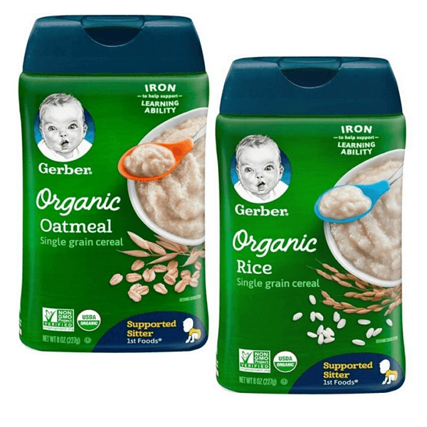 Gerber organic as iron rich foods for babies