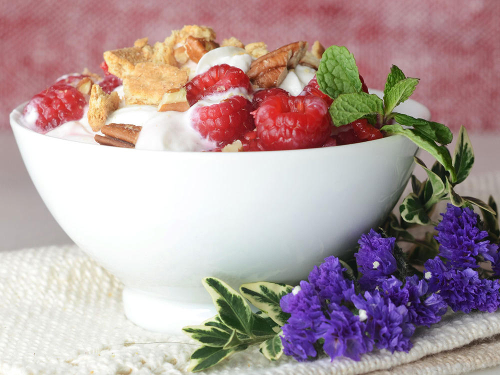 Yoghurt In Bowl