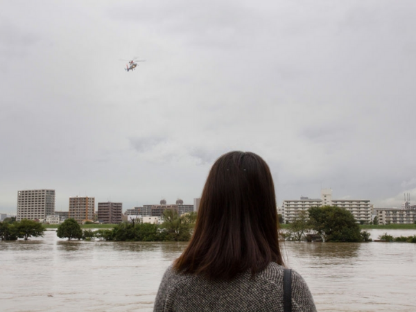 flood stage, water level