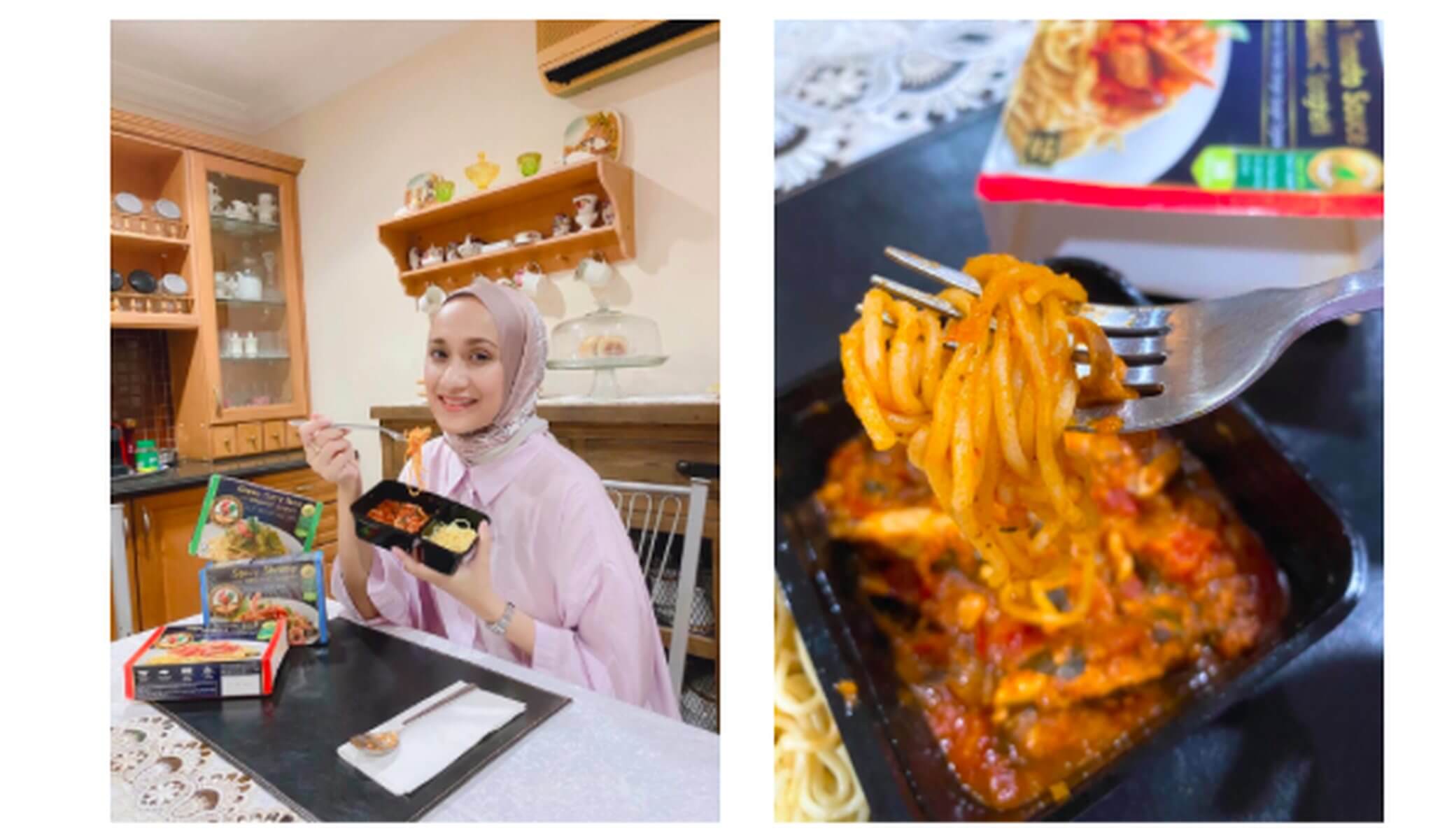 Elia Izzati, mumpreneur enjoys her Ayam Brand