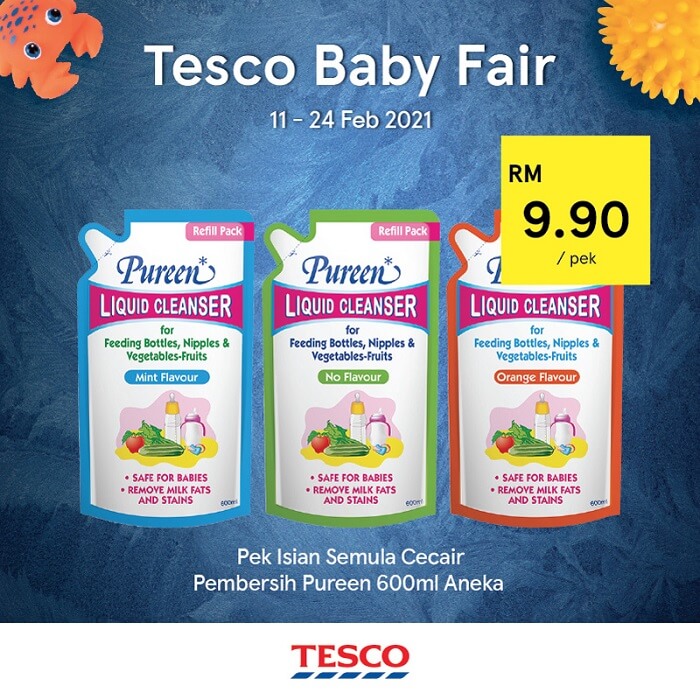 Pureen at Tesco baby fair