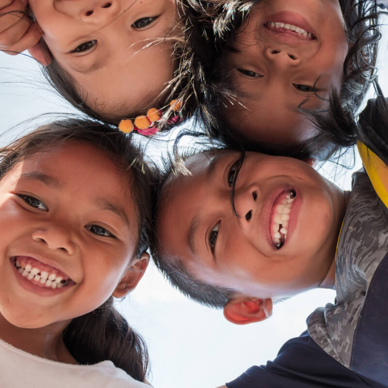 Kids playing together