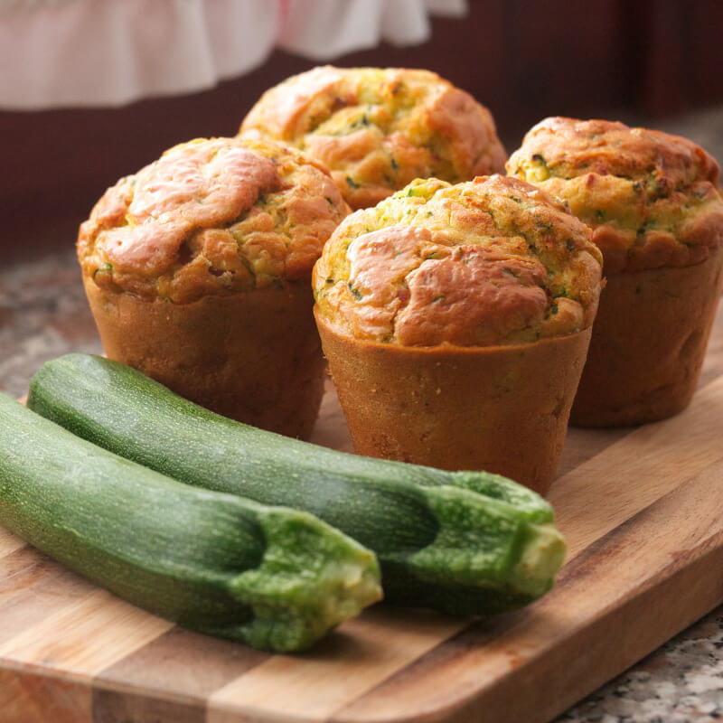 Zucchini muffin