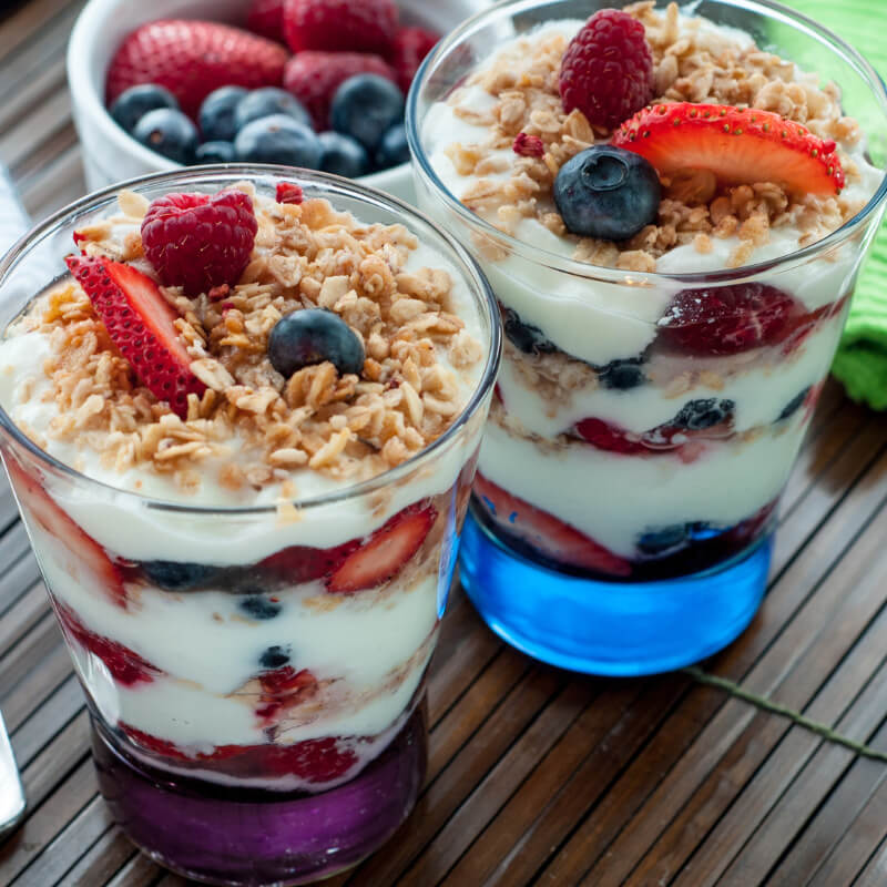 Yoghurt Parfait for Dairy